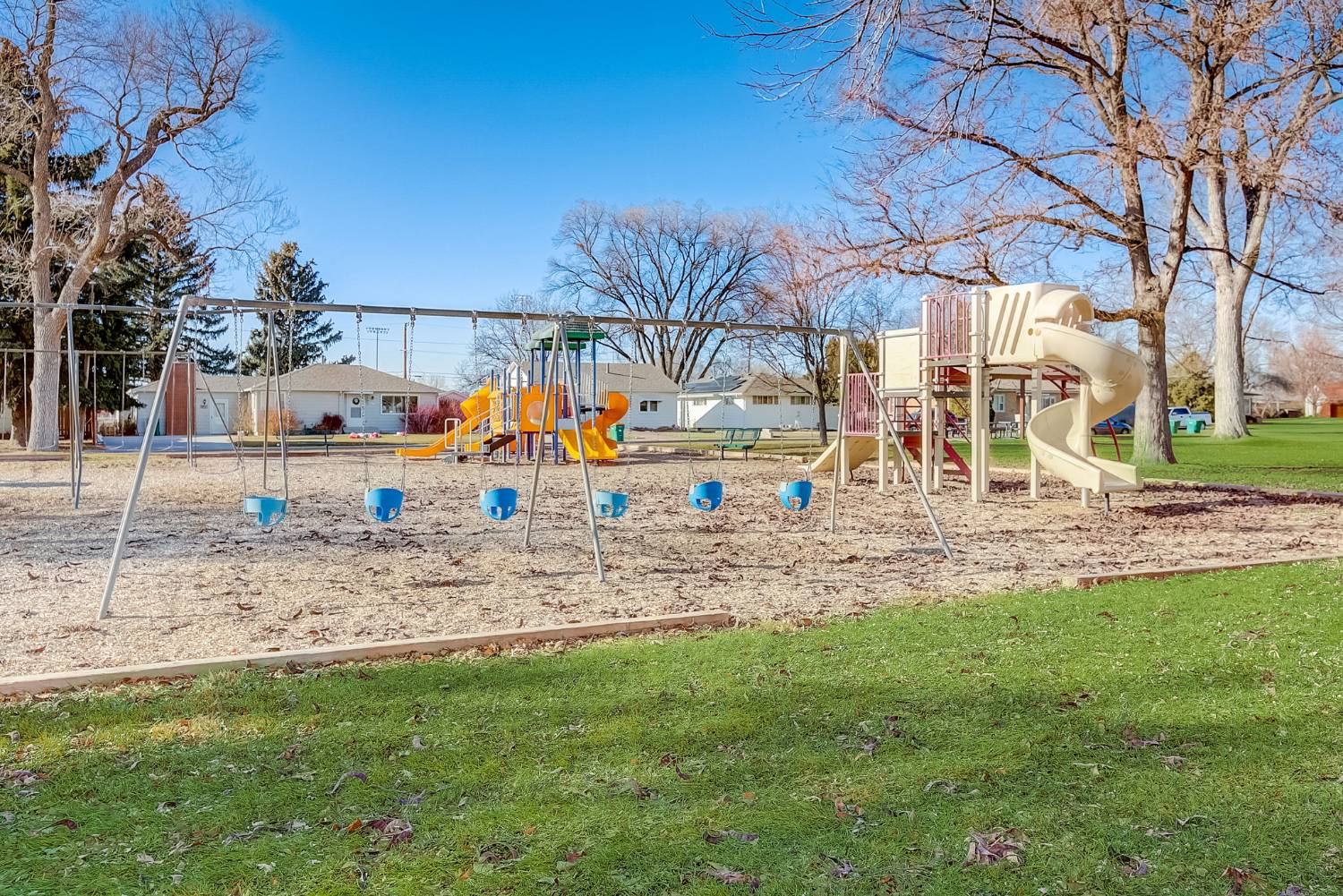 A neighborhood park on Eaton's east side of Highway 85
