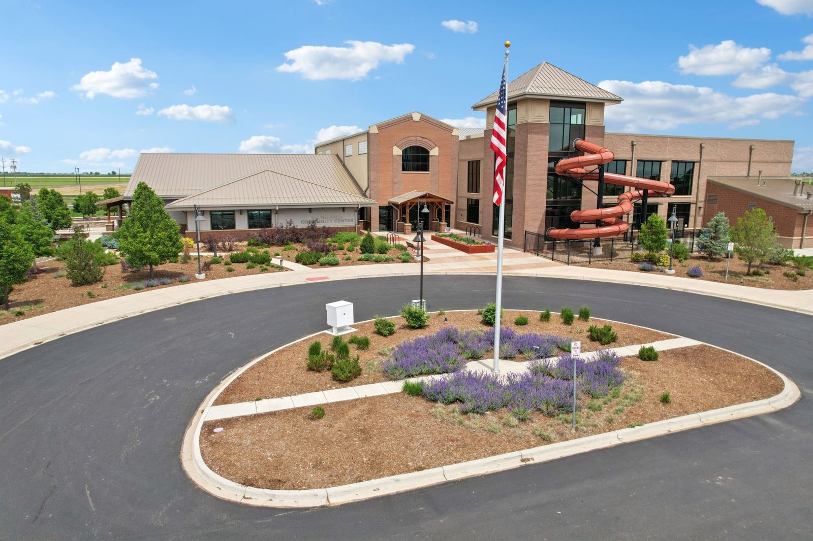 The Eaton Area Community Center — water slide and all