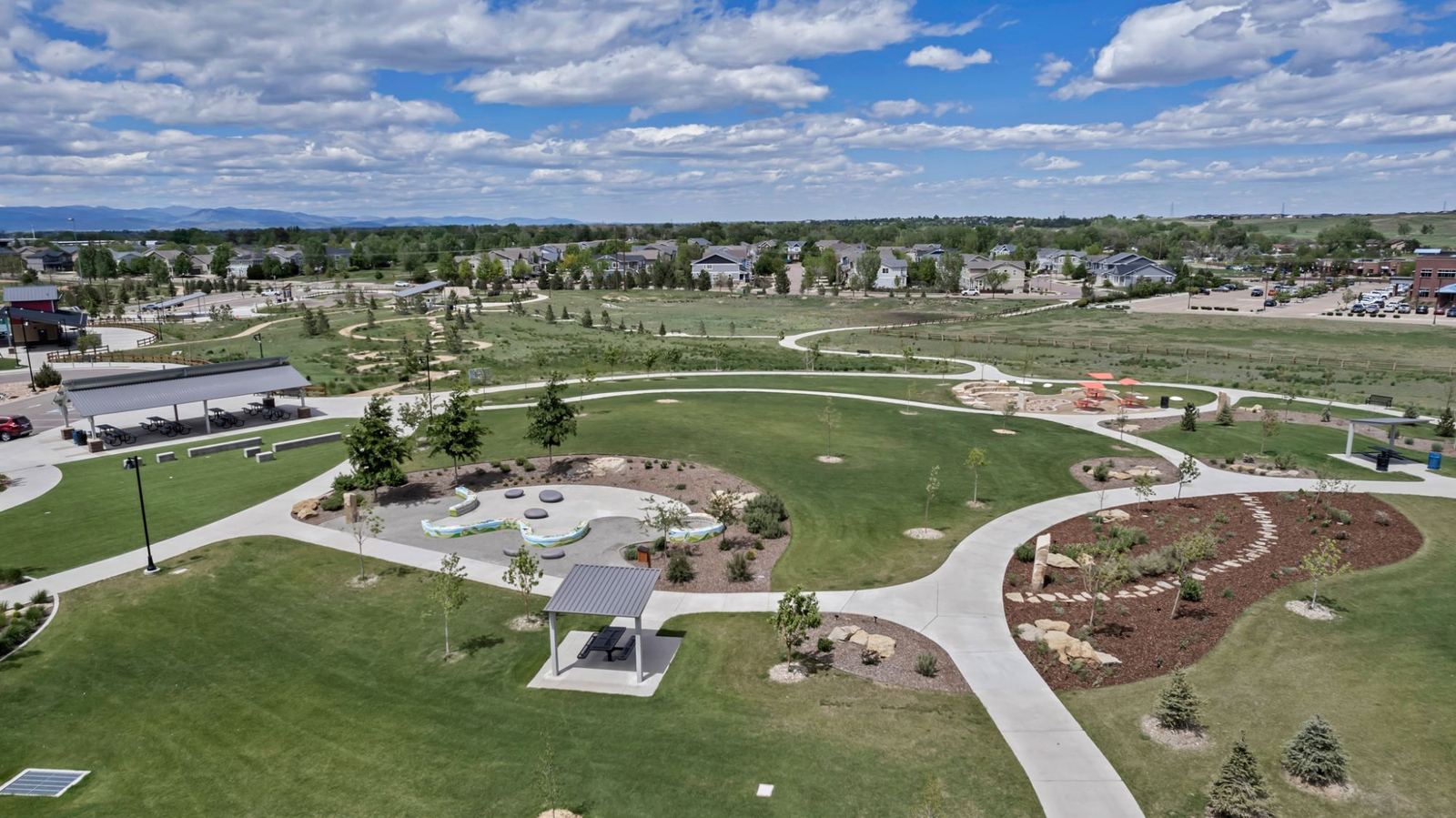 Trails and open space connecting the neighborhoods of Colliers Hill