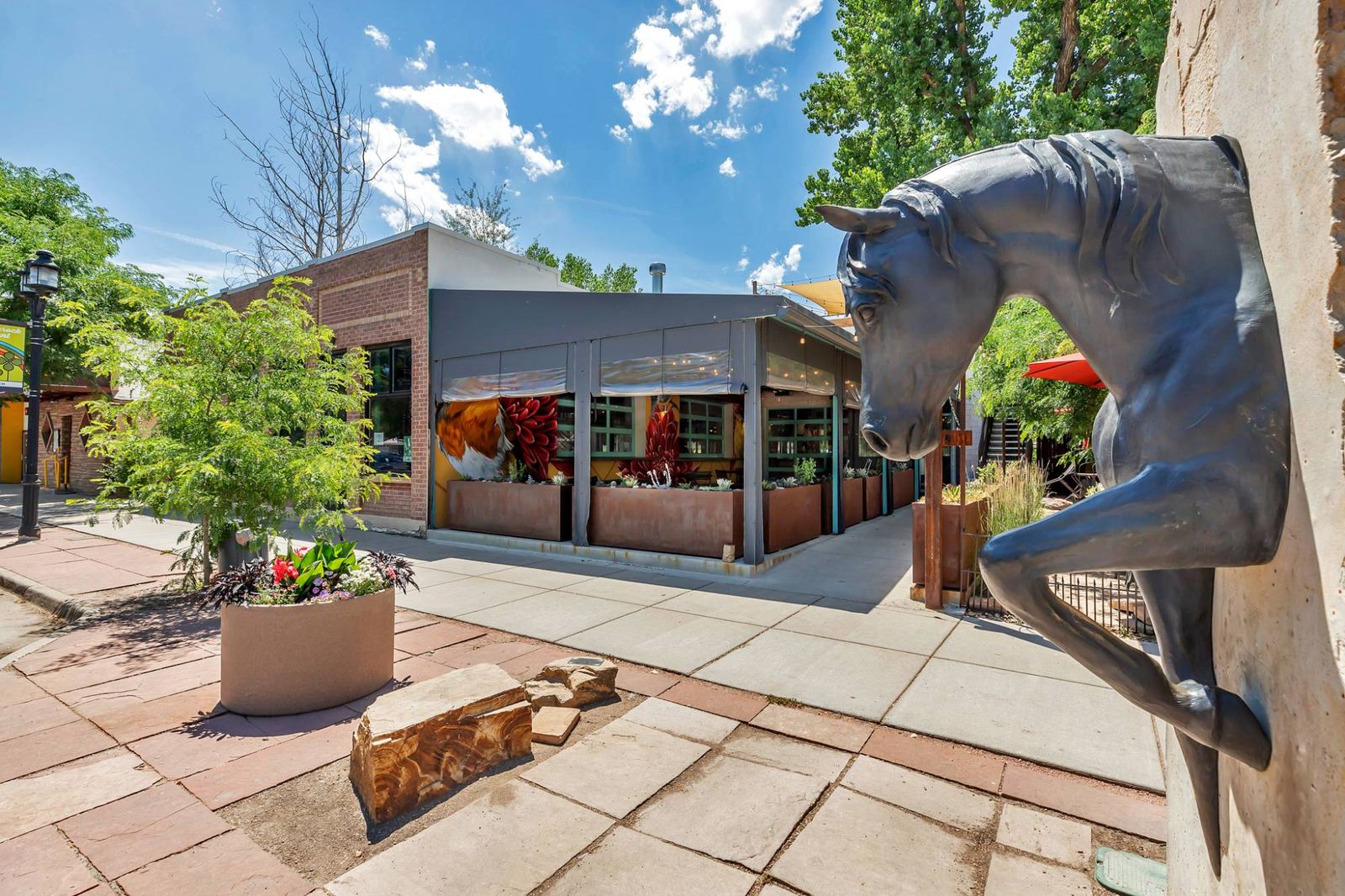 Patio season in downtown Erie